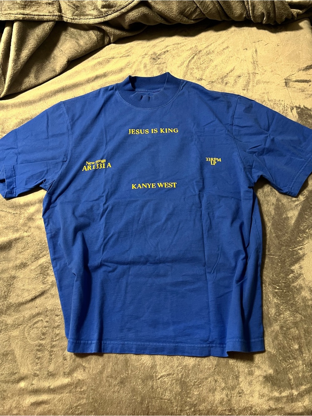 Blue 'Jesus Is King' Album Tee’s By Kanye West